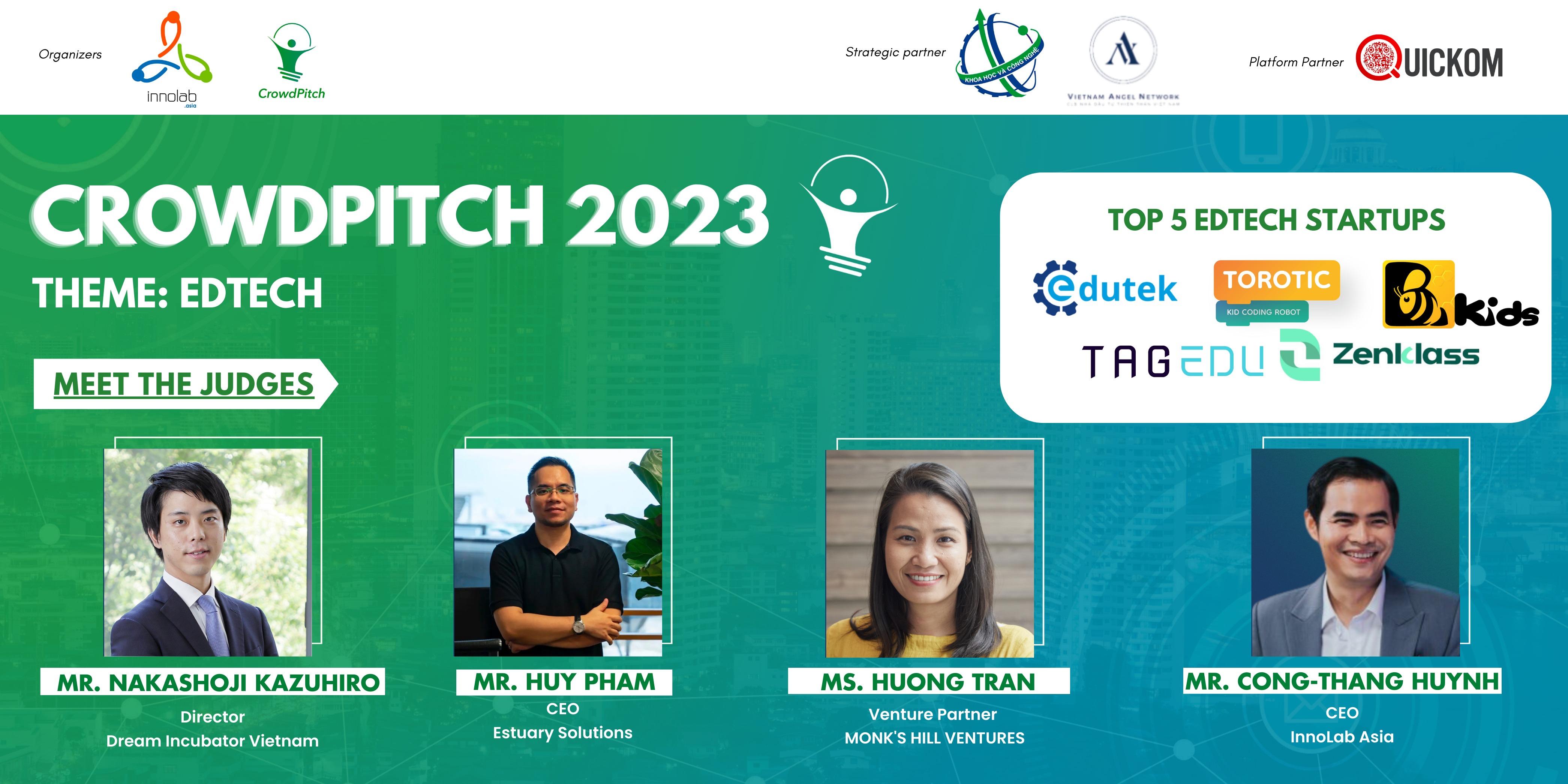 Crowdpitch 2023 - Theme: Edtech