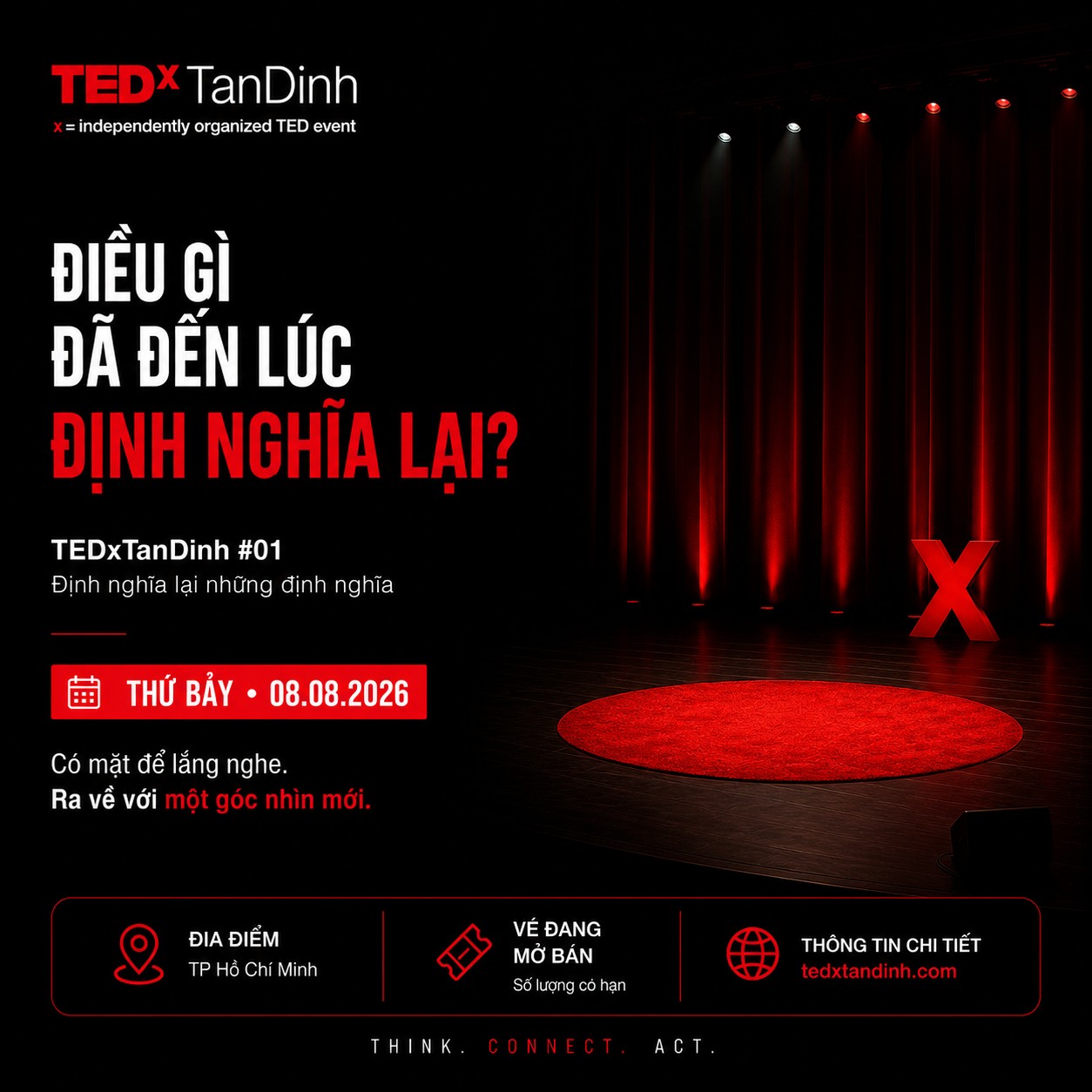 TEDxTanDinh #01: Định nghĩa lại những định nghĩa