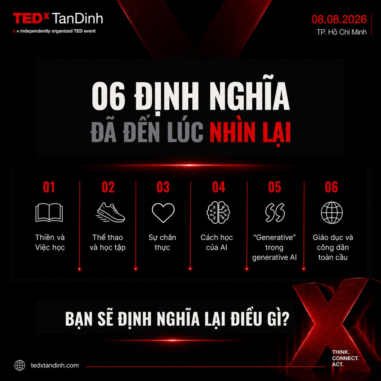 TEDxTanDinh #01: Định nghĩa lại những định nghĩa