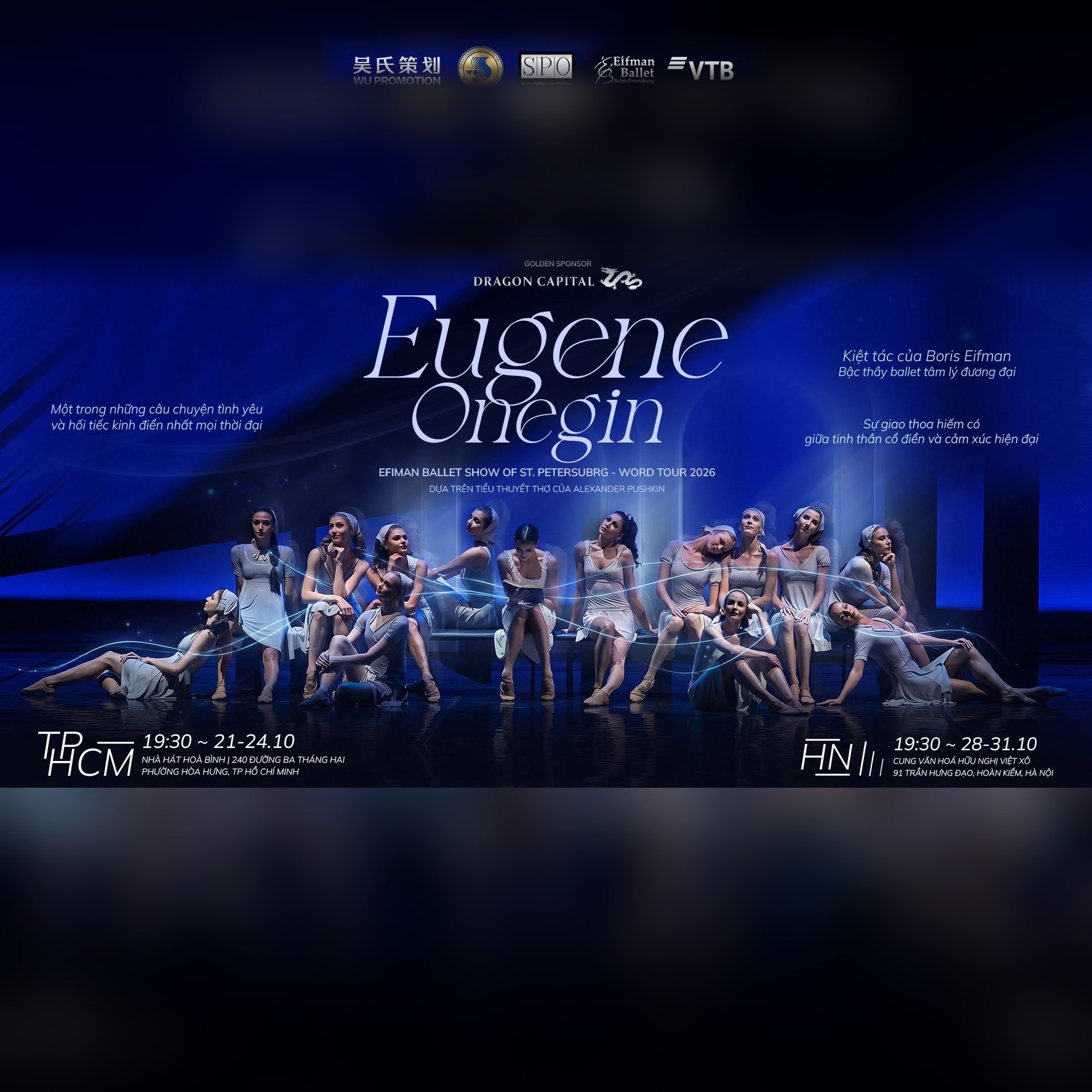 EIFMAN BALLET VIETNAM TOUR 2026 - EUGENE ONEGIN