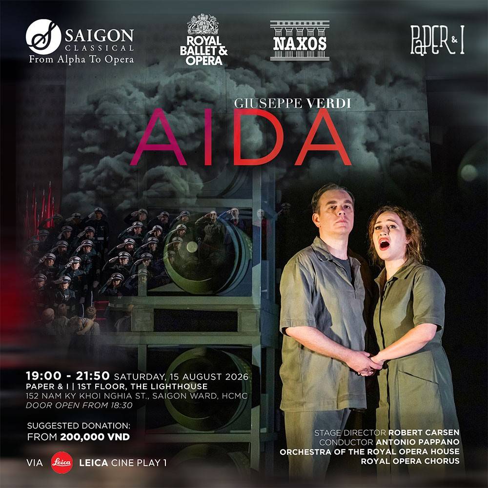 Evening Opera Screening: #35 AÏDA Giuseppe Verdi, Royal Opera (19:00, 15.08.2026)